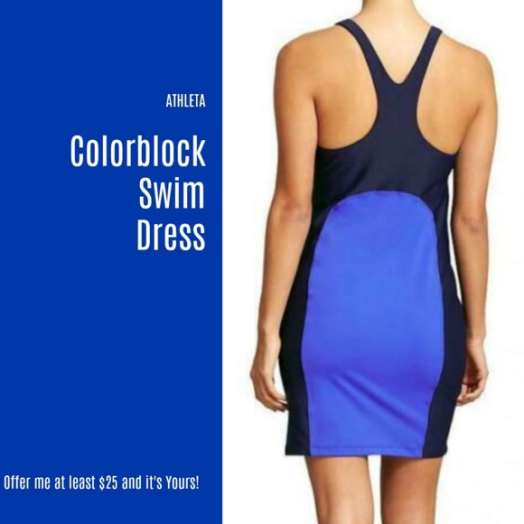 NWT Athleta  Colorblock Dress (2 for $40) (N16) - Picture 2 of 3